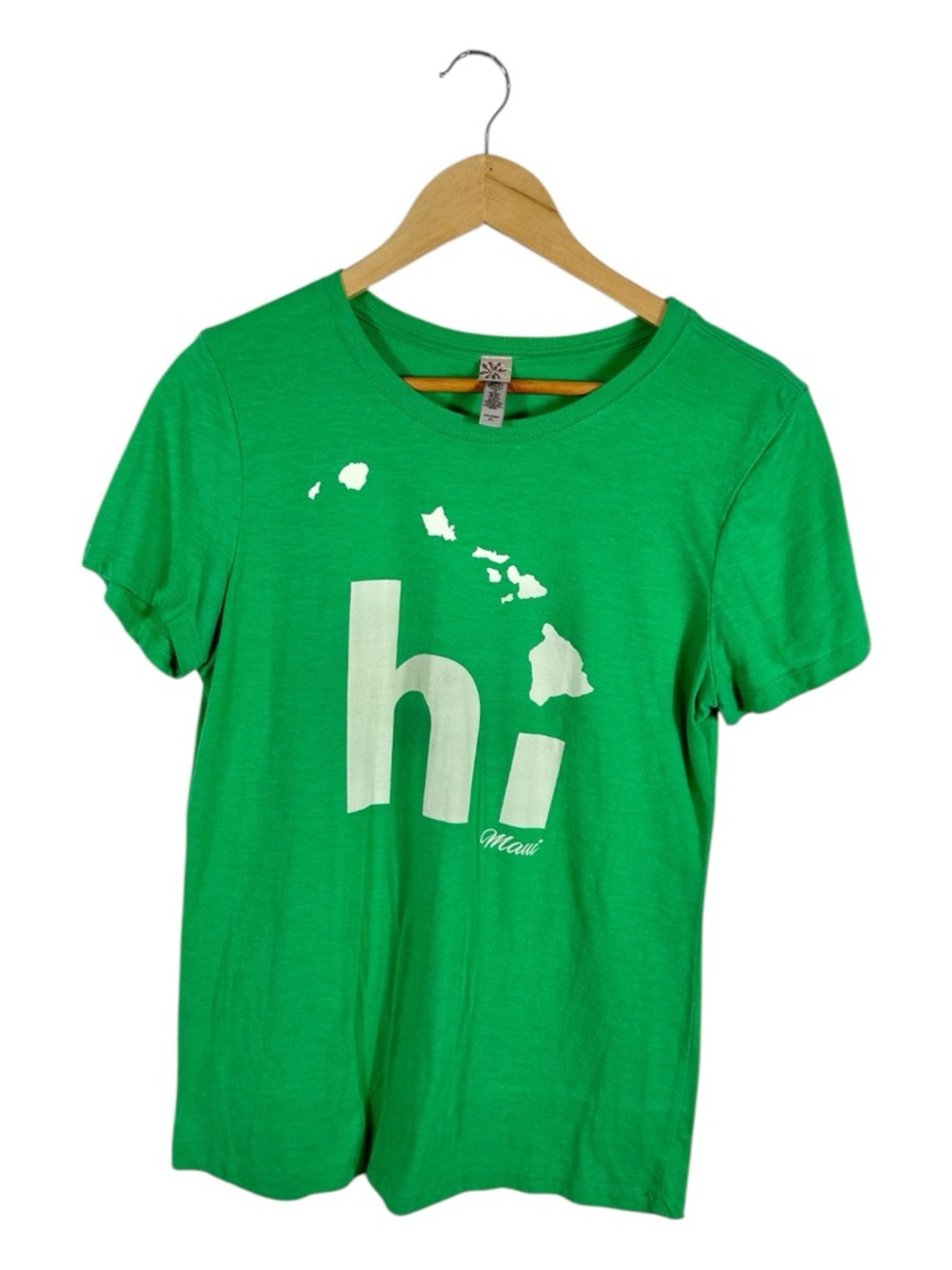 Maui Hawaii Green Graphic T-Shirt Size XL